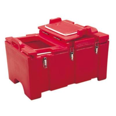 Cambro Qt 100 Series Hinged Food Pan Carrier For 12"X20" (100MPCHL158) - Red Hot