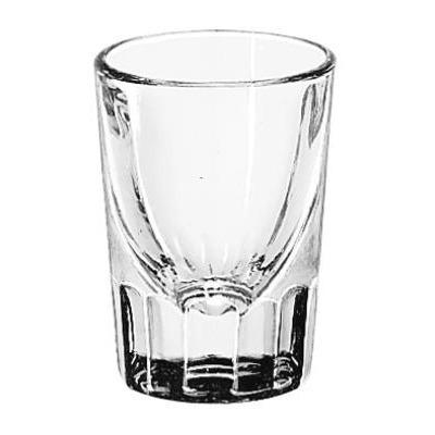 Libbey Whiskey Service 1.5 oz. Fluted Lined Shot Glass 5127