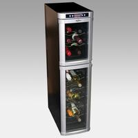 Koolatron 18-Bottle Freestanding Dual-Zone Tower Wine Cellar (WC18)