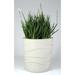 Allied Molded Products Wave Composite Pot Planter Composite in Gray | 26 H x 25 W x 25 D in | Wayfair 1W-2526-PD-2