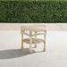 Hampton Side Table in Ivory Finish - Frontgate