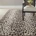 Brown/White 60 x 0.63 in Indoor Area Rug - Mercer41 Jamon Animal Print Handmade Tufted Sequoia Wool Brown Area Rug Viscose/Wool | Wayfair