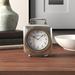 Howard Miller® Kegan Analog Quartz Alarm Tabletop Clock in Antique Pewter Metal in Black/Gray | 5.75 H x 4.25 W x 2 D in | Wayfair 645615