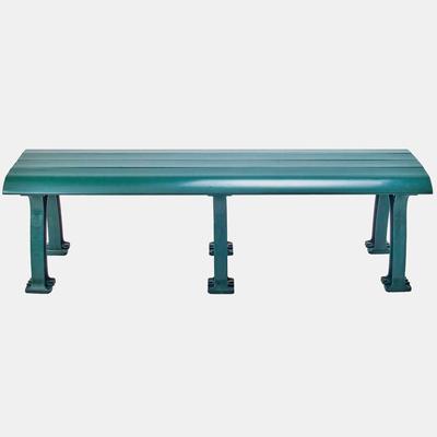 Tourna 5' Polyethelene and PVC Bench - Green Court Equipment