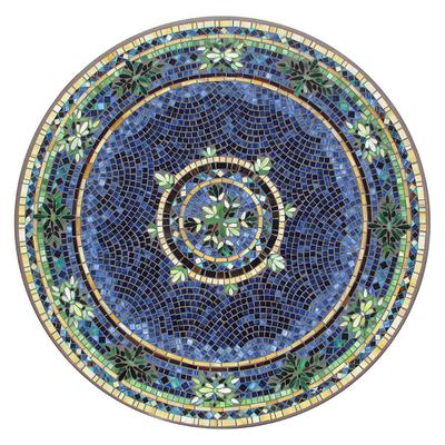 KNF Lake Como Mosaic Table Collection - Round Bistro Table, Espresso, 36" dia. - Frontgate