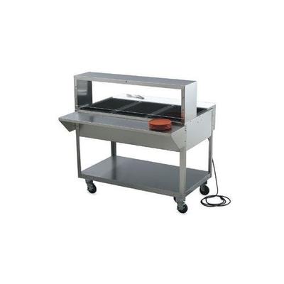 Vollrath 32" Servewell Single Deck Cafeteria Breath Guard (38052) - Stainless Steel