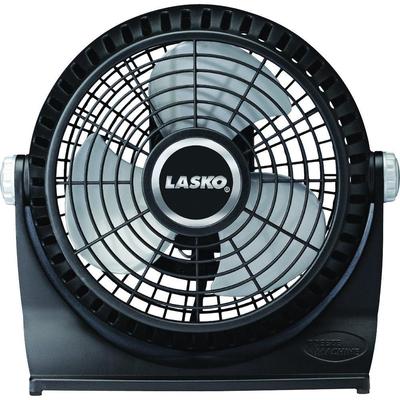 Lasko 10" Breeze Machine Floor Or Table Fan With Two Speed (507) - Black