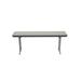 Rectangular Folding Table Metal in Black/Brown AmTab Manufacturing Corporation | 29" H x 72" W x 24" D | Wayfair TT246DP