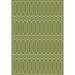 Green 91 x 63 x 0.24 in Indoor Area Rug - Dynamic Rugs Trend Dark Geometric Area Rug Viscose, Polypropylene | 91 H x 63 W x 0.24 D in | Wayfair