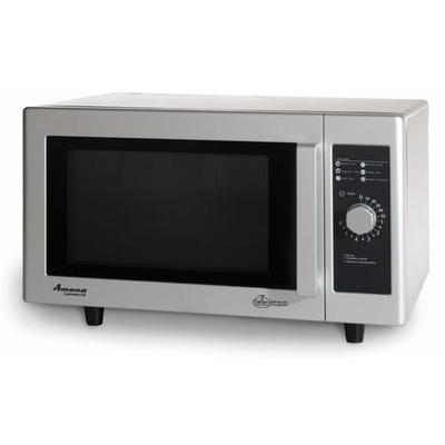 Amana 1,000-Watt Commercial Microwave With Dial Timer (RCS10DSE) - Stainless Steel