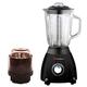 SQ Professional Gems 500W Luminate Blender with 1.5L Glass Jug & Grinding Mill (Onyx)