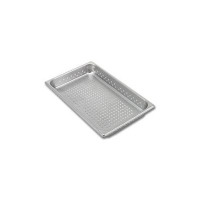 Vollrath 30063 Super Pan V, Food Pan, Stainless, Full Size Perforated, 6" Deep