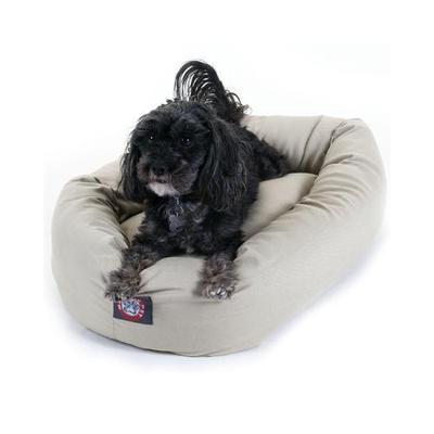 Small 24-inch Bagel Donut Pet Dog Bed
