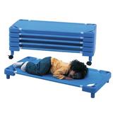 Children's Factory Stackable Cot, Steel in Blue | 5 H x 21.5 W x 43.5 D in | Wayfair CF005-005