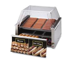Star Grill-Max Series 24" W Hot Dog Roller Grill With Bun Drawer (30SCBD) - Stainless Steel