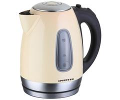 Ovente 1.7L Cord-Free Stainless Steel Electric Kettle (KS96BG) - Beige