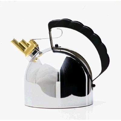Alessi Kettle With Melodic Whistle (9091FM) - Stainless Steel
