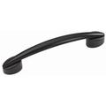 Hickory Hardware Luna Kitchen Cabinet Handles, Solid Core Drawer Pulls for Cabinet Doors, 3" & 3-3/4" (96mm) Metal in Black | 0.5 W in | Wayfair