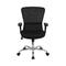 Mesh Office Computer Chair with Chrome Base, Black