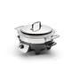 360 Cookware Gourmet Slow Cooker, Stainless Steel in Gray | 5.75 H x 9 W x 13.5 D in | Wayfair ID023-GC