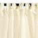 Linen Sheer Tie Top Drapery Panel - Ivory, 54"W x 108"L - Ballard Designs Ivory 54"W x 108"L - Ballard Designs