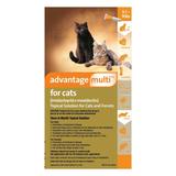 Advantage Multi for Kittens & Small Cats Up To 10lbs (Orange) 3 Doses