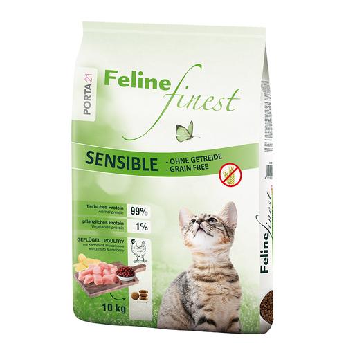 2 x 10kg Feline Finest Sensible Grain Free Porta 21 Katzenfutter trocken