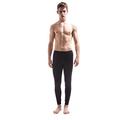 Jasmine Silk Mens Pure Silk Thermal Long Johns Black (Extra Large)