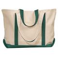 Canvas Personalized Tote Bag - Natural/Hunter - Large - Smartpak