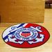 Blue/Red 44 x 0.25 in Indoor Area Rug - FANMATS MIL U.S. Coast Guard Round Mat Nylon | 44 W x 0.25 D in | Wayfair 9551