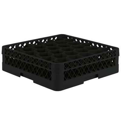 Vollrath TR12H Traex® Rack Max Full-Size Black 30-Compartment 4 13/16" Glass Rack