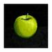 Trademark Fine Art "Green Apple Still Life" by Michelle Calkins Painting Print on Canvas in Black/Green | 24 H x 24 W x 2 D in | Wayfair