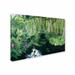 Trademark Fine Art "Bamboo Garden" Painting Print on Wrapped Canvas in Green | 16 H x 24 W x 2 D in | Wayfair MA0389-C1624GG