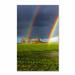 Trademark Fine Art "Double Rainbow" by Mathieu Rivrin Photographic Print on Wrapped Canvas Canvas | 19 H x 12 W x 2 D in | Wayfair RV0006-C1219GG