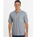 Blair John Blair Short-Sleeve Piqué Knit Polo - Grey - 4XL