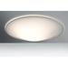 Besa Lighting Luma 3 -Bulb Outdoor Flush Mount Glass/Metal in White | 6.38 H x 17.75 W x 17.75 D in | Wayfair 3CS-909739