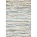 White 36 x 0.25 in Area Rug - Dash and Albert Rugs Denim Rag Hand-Woven Flatweave Cotton Beige/Blue Area Rug Cotton | 36 W x 0.25 D in | Wayfair