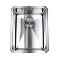 eModern Decor CozyBlock 20" L x 16" W Undermount Kitchen Sink w/ Accessories Stainless Steel in Gray | 10 H x 20 W x 16 D in | Wayfair HBS1620B