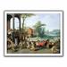 ArtWall 'A Satire of the Folly of Tulip Mania' by Pieter Bruegel Painting Print on Rolled Canvas in Gray/Green | 18 H x 22 W x 0.1 D in | Wayfair