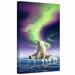 ArtWall 'Artic Kiss' by Jerry Lofaro Graphic Art on Wrapped Canvas in White | 36 H x 24 W x 2 D in | Wayfair JLoFaro-002-24x36-w