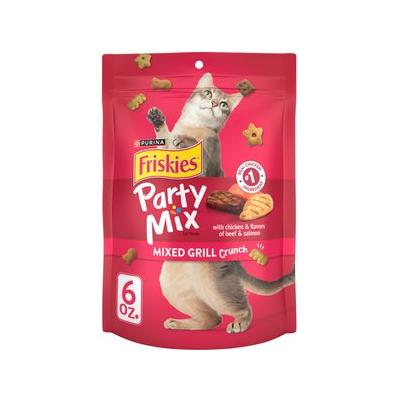 Friskies Party Mix Mixed Grill Crunch Flavor Crunchy Cat Treats, 6-oz bag