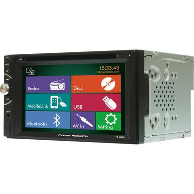 Power Acoustik Car DVD Player - 6.2" Touchscreen LED-LCD - Double DIN - PD-620HB