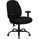 Hercules Series Big and Tall Office Task Chair with Arms, Black (holds up to 500 lbs) screenshot. Chairs directory of Office Furniture.