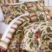Waverly Laurel Springs Reversible Comforter Set Polyester/Polyfill/Cotton in White | Queen Comforter + 1 Bed Skirt + 2 Shams | Wayfair
