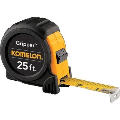 Komelon 25 ft. x 1 in. Gripper Tape Measure Yellow