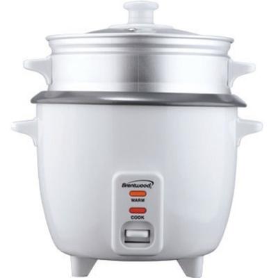 Brentwood 8 Cup Rice Cooker with Steamer in (TS-180S)