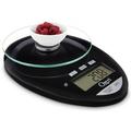 Ozeri Pro II Digital Kitchen Scale w/ Removable Glass Platform & Kitchen Timer Plastic | 1.8 H x 6 W in | Wayfair ZK12S-B