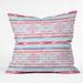 Deny Designs Hadley Hutton Floral Tribe Indoor/Outdoor Throw Pillow Polyester/Polyfill blend | 20 H x 20 W x 6 D in | Wayfair 51229-othrp20