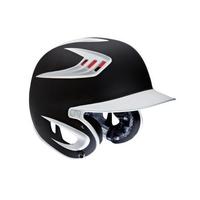 Rawlings S80X2 80MPH Two-Tone Matte Batting Helmet- Matte Black Senior (7 1/4 - 7 3/4)