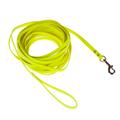 Fluorescent Yellow Heim Biothane Long Dog Lead 10m